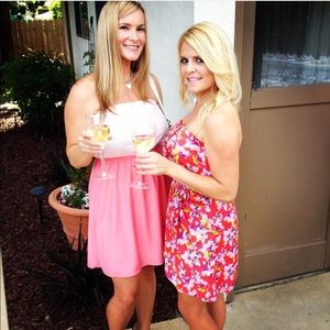 Express bright floral dress